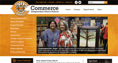 Desktop Screenshot of commerceisd.org